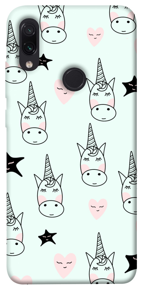 Чехол Heart unicorn для Xiaomi Redmi Note 7