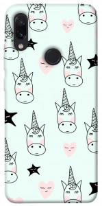 Чехол Heart unicorn для Xiaomi Redmi Note 7 Pro