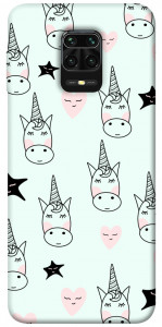 Чехол Heart unicorn для Xiaomi Redmi Note 9 Pro Max