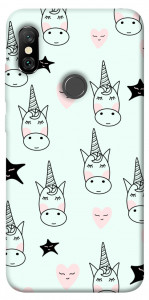 Чехол Heart unicorn для Xiaomi Redmi Note 6 Pro