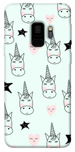 Чехол Heart unicorn для Galaxy S9