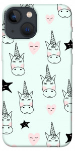 Чехол Heart unicorn для iPhone 13 mini