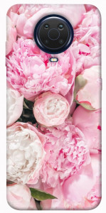 Чохол Pink peonies для Nokia 6.3