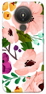 Чехол Акварельные цветы для Nokia 1.4