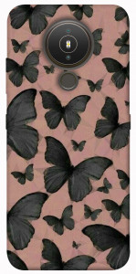 Чехол Порхающие бабочки для Nokia 1.4
