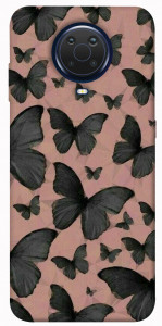 Чехол Порхающие бабочки для Nokia G20