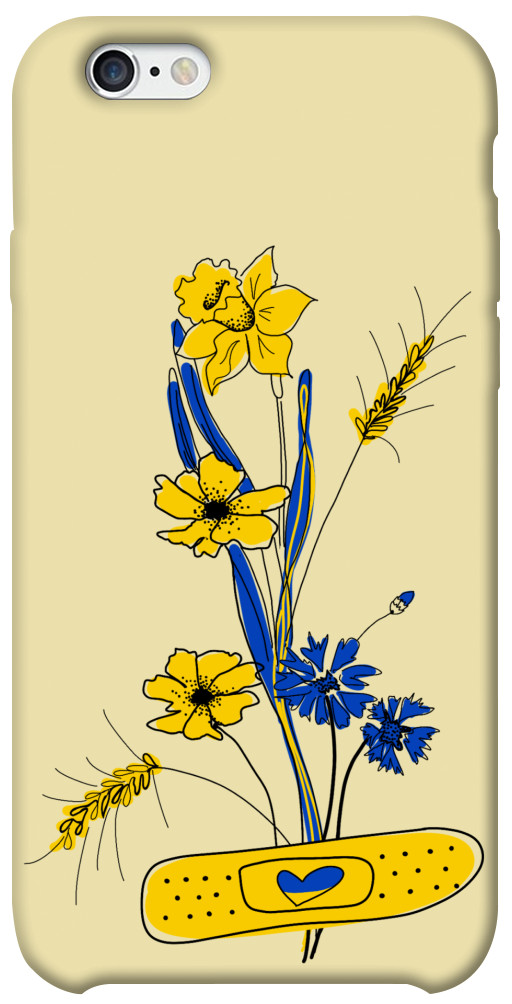 Чехол Українські квіточки для iPhone 6