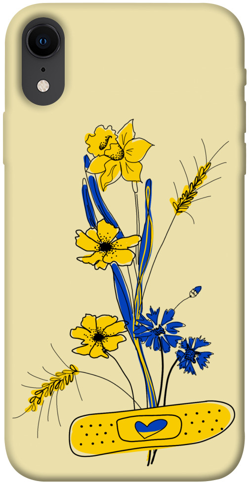 Чехол Українські квіточки для iPhone XR