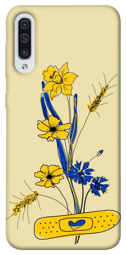 Чехол Українські квіточки для Galaxy A50 (2019)