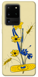 Чехол Українські квіточки для Galaxy S20 Ultra (2020)