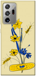 Чехол Українські квіточки для Galaxy Note 20 Ultra