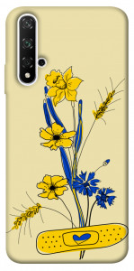 Чехол Українські квіточки для Huawei Honor 20