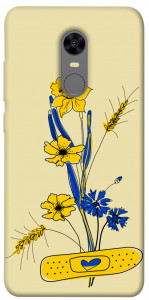 Чехол Українські квіточки для Xiaomi Redmi 5 Plus