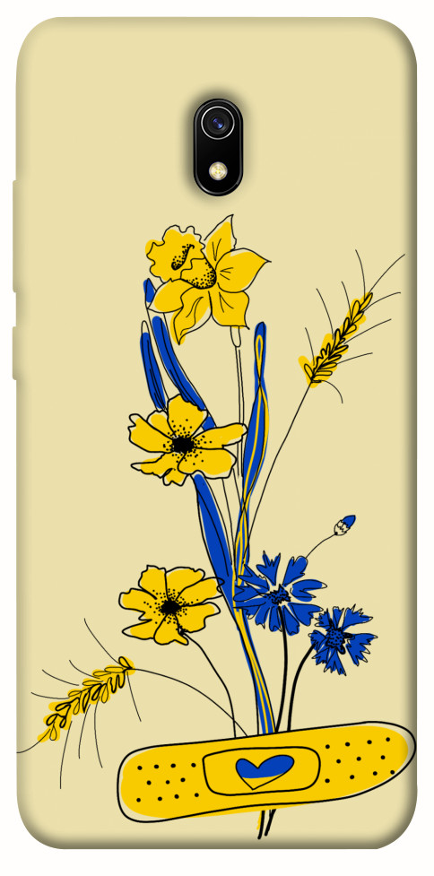 Чехол Українські квіточки для Xiaomi Redmi 8a