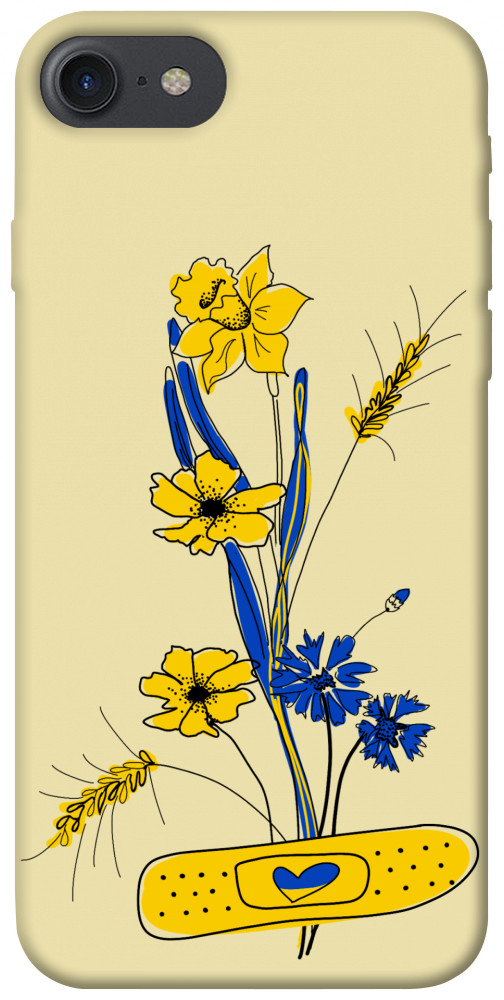 Чехол Українські квіточки для iPhone 8