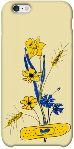 Чехол Українські квіточки для iPhone 6 plus (5.5'')