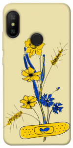 Чехол Українські квіточки для Xiaomi Mi A2 Lite