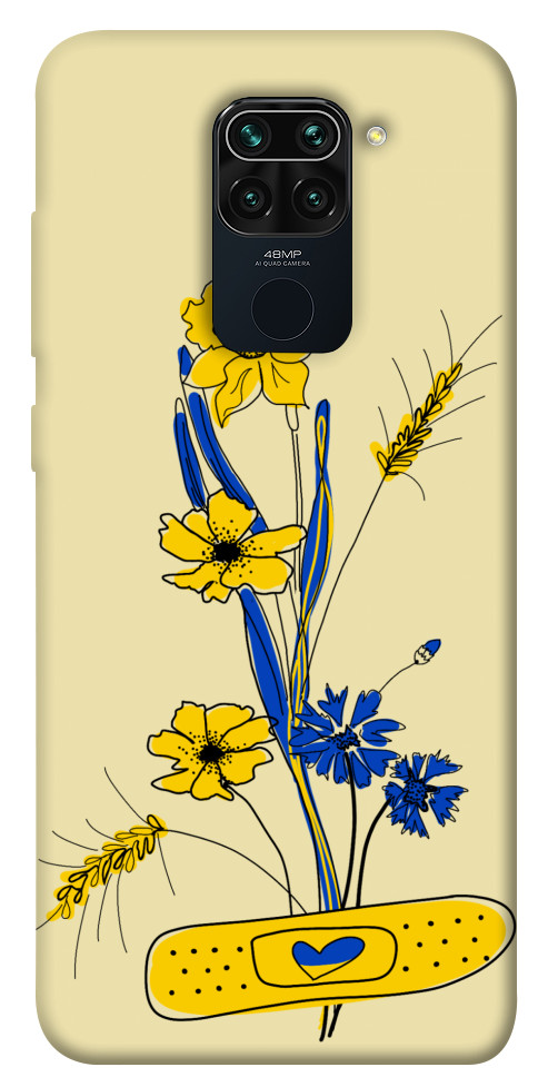 Чехол Українські квіточки для Xiaomi Redmi 10X
