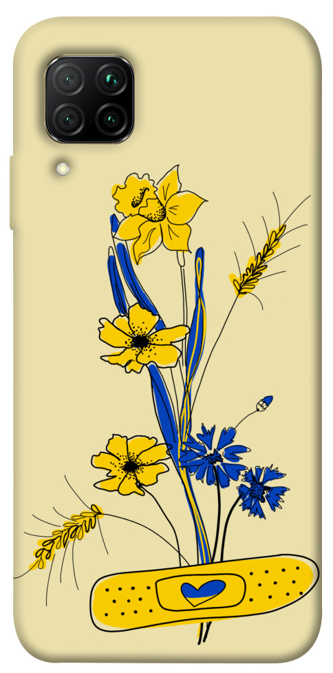 Чохол Українські квіточки для Huawei P40 Lite