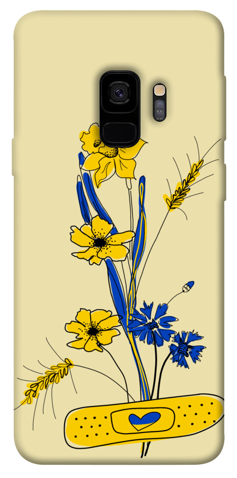 Чехол Українські квіточки для Galaxy S9