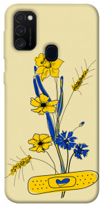 Чехол Українські квіточки для Samsung Galaxy M30s
