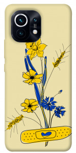 Чехол Українські квіточки для Xiaomi Mi 11