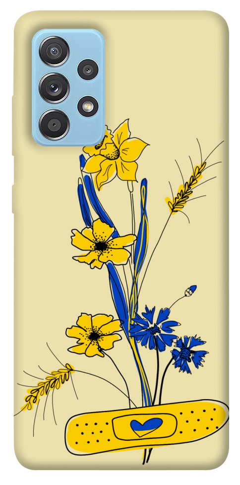 Чохол Українські квіточки для Galaxy A52
