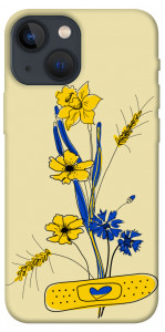 Чехол Українські квіточки для iPhone 13 mini