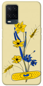 Чохол Українські квіточки для Oppo A54 4G