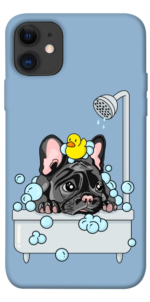 Чехол Dog in shower для iPhone 11