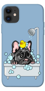 Чохол Dog in shower для iPhone 11