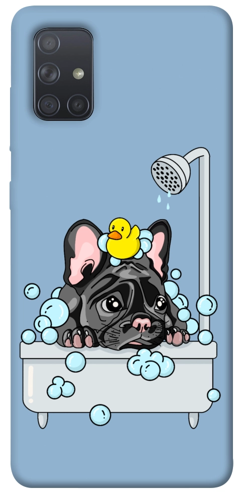 Чехол Dog in shower для Galaxy A71 (2020)