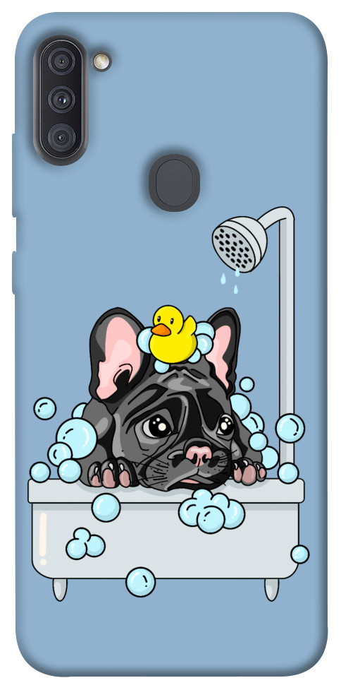 Чехол Dog in shower для Galaxy A11 (2020)