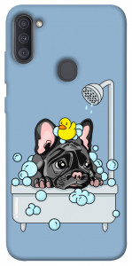 Чехол Dog in shower для Galaxy A11 (2020)