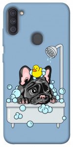 Чохол Dog in shower для Galaxy A11 (2020)