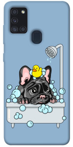 Чохол Dog in shower для Galaxy A21s (2020)