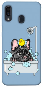 Чехол Dog in shower для Galaxy A30 (2019)