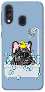Чехол Dog in shower для Galaxy A40 (2019)
