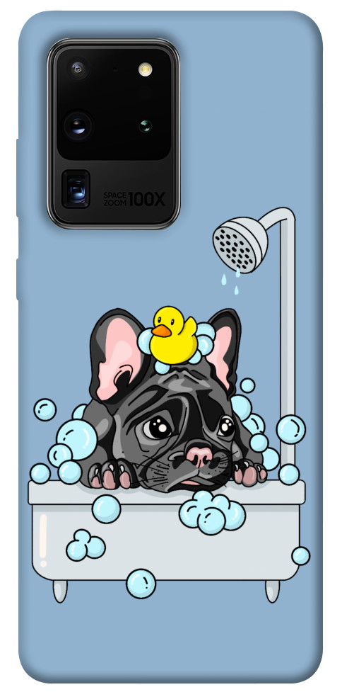 Чехол Dog in shower для Galaxy S20 Ultra (2020)