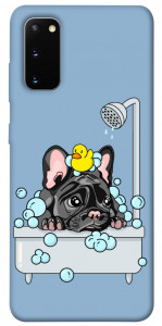 Чехол Dog in shower для Galaxy S20 (2020)