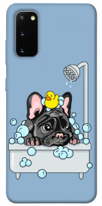 Чехол Dog in shower для Galaxy S20 (2020)