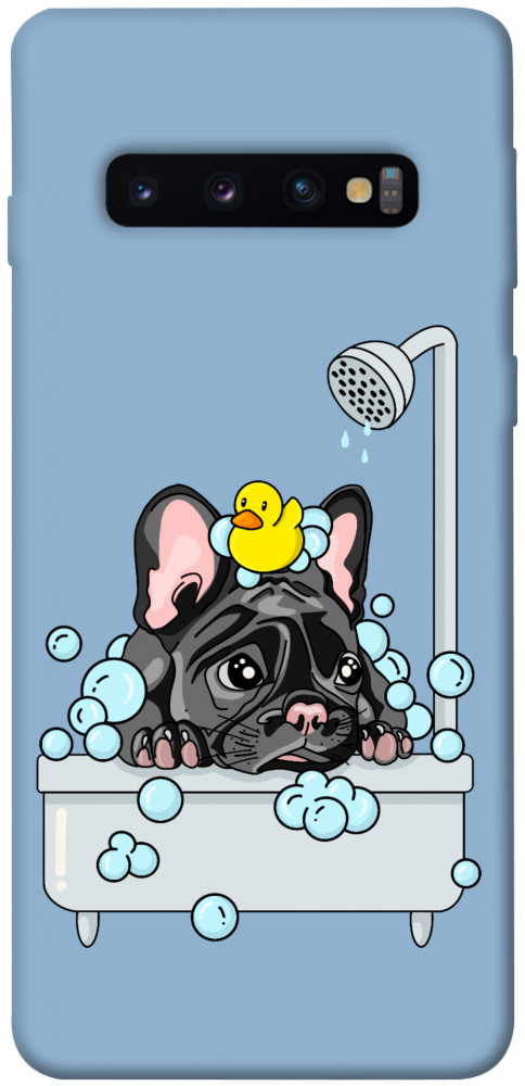 Чехол Dog in shower для Galaxy S10 (2019)