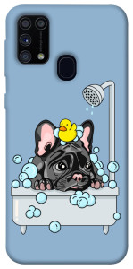 Чохол Dog in shower для Galaxy M31 (2020)