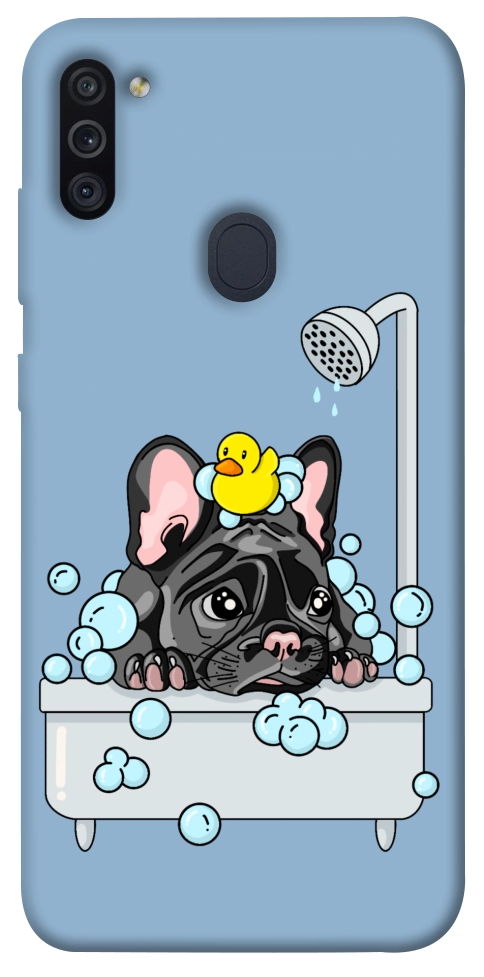 Чохол Dog in shower для Galaxy M11 (2020)