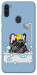 Чохол Dog in shower для Galaxy M11 (2020)