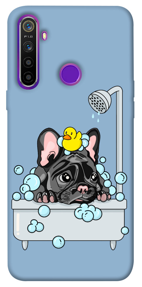 Чохол Dog in shower для Realme 5