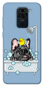 Чехол Dog in shower для Xiaomi Redmi Note 9