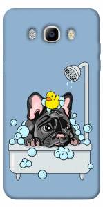 Чехол Dog in shower для Galaxy J7 (2016)