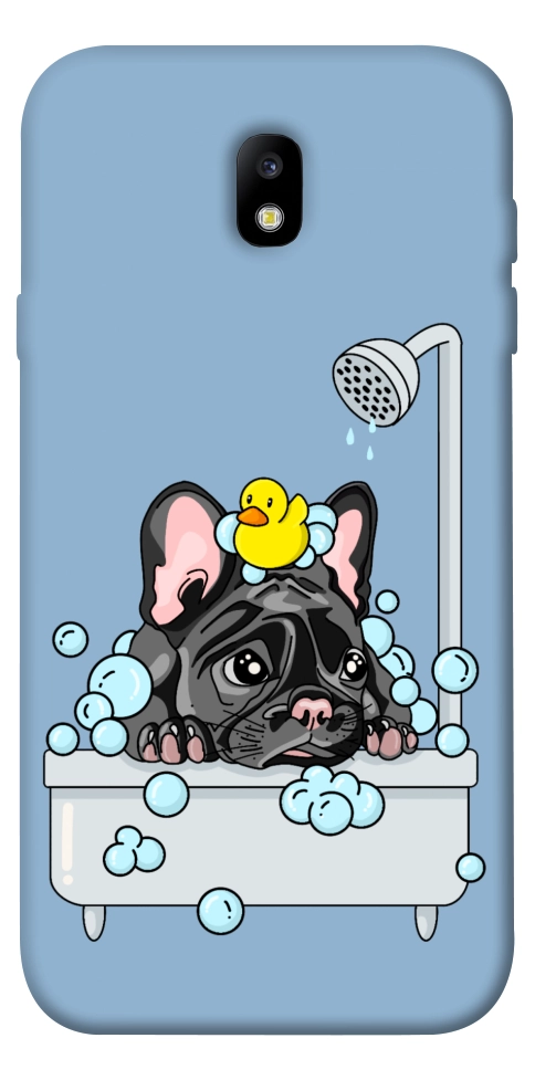 Чехол Dog in shower для Galaxy J7 (2017)