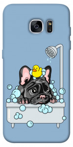Чехол Dog in shower для Galaxy S7 Edge